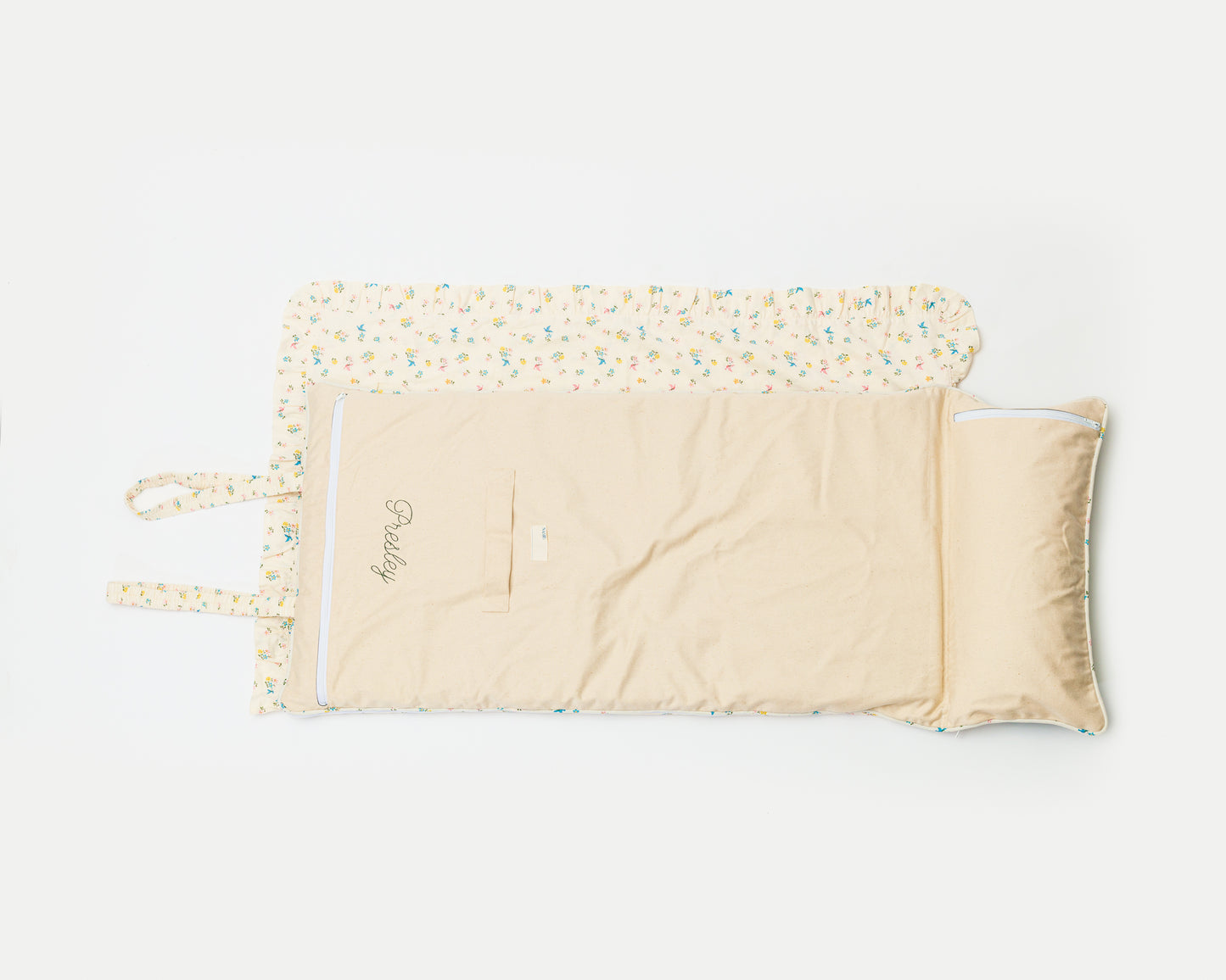 Preschool Nap Mat - Cream Floral